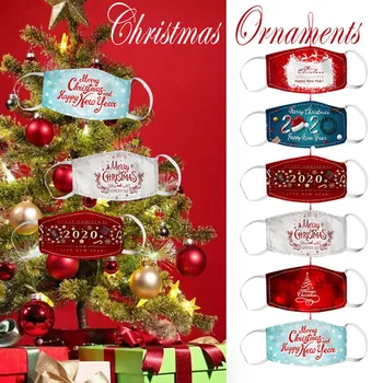 

2020 christmas decorations mascarar 1/5PC Merry Christmas Practical Beautiful Mask Rope Strip Hanging Ornaments masque маски