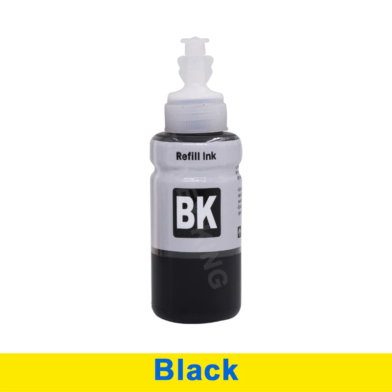 1BK Toney King 70 мл принтер inkt для СНПЧ заправка чернил комплект Замена для Epson 664 6641 L100 L101 L110 L120 L200 L201 L210 - Цвет: 1BK