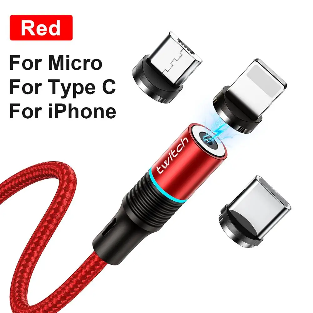 1M 2M Magnetic Charging Micro USB Cable For iphone Samsung Xiaomi USB Type C Magnet Charger Mobile Phone Cable Type-C USB C phone charger cord Cables