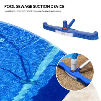 

Swimming Pool Suction Vacuum Head Brushes Floor Broom Cleaner Cleaner SPA Wall Swimming Portable Outdoor Elements