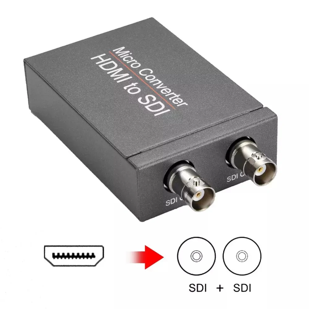 Преобразователь HDMI-совместимый с SDI-преобразователем HDMI SDI Scaler 3G/телефон