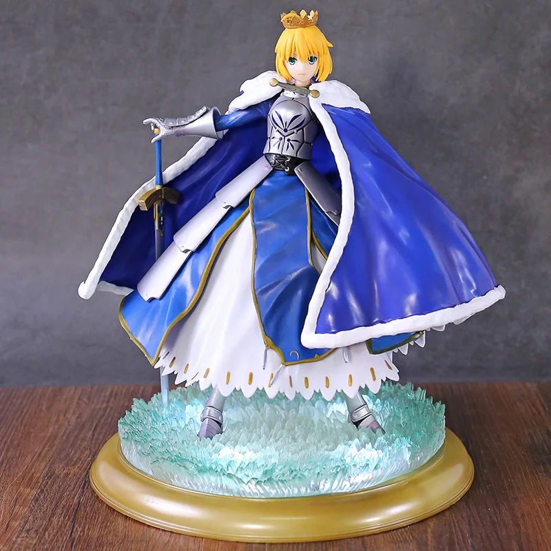Fate/stay Night Saber Arutoria Pendoragon Deluxe Edition со светодиодный светильник из смолы Коллекционная модель игрушки