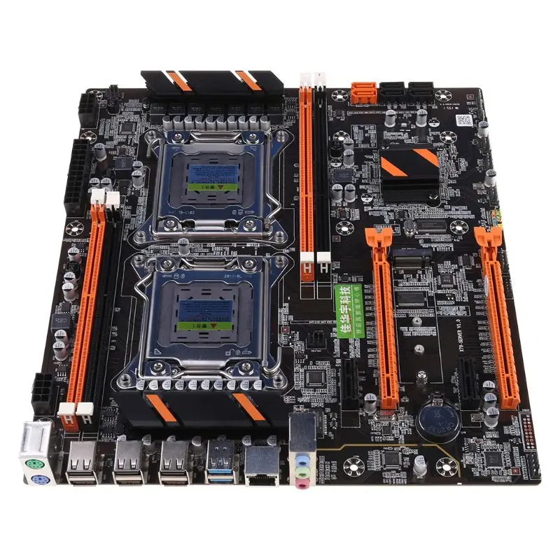 X79 Dual CPU LGA2011 Motherboard E5 4�DDR3 DIMM Desktop Computer Mainboard