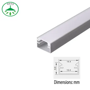 

2pcs/lot 0.5m long surface mounted LED lamp with aluminum alloy groove U-shaped groove line lamp lighting shell radiator.