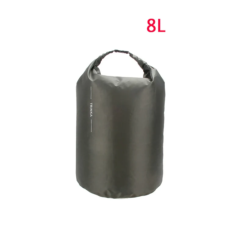 Хаки 8L/40L/70L Открытый Водонепроницаемый Сухой Рюкзак воды плавающий мешок ролл Топ мешок Каякинг рафтинг катание на лодках река треккинг Сумка для хранения - Цвет: Хаки