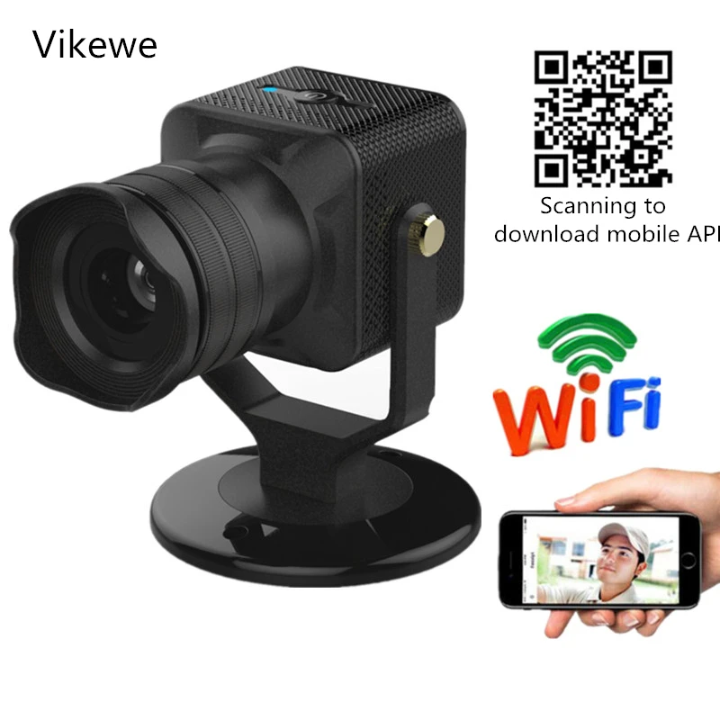 50x Мини wifi телескоп цифровой объектив вращающаяся беспроводная камера