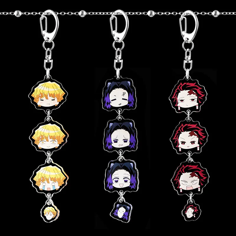 

Anime Demon Slayer Keychain Blade Of Demise Kamado Nezuko Daily Increment Cosplay Key Chain Kimetsu No Yaiba Keyring Gift