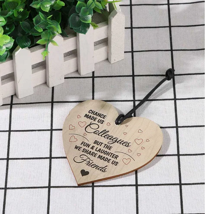 

Wooden Words Remembrance Sign Hanging Christmas Tree Decor Vintage Chic Heart Cards Christmas In Heaven 18 Styles