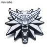 Wizard 3 Wild Hunt Wolf Head Enamel Brooch Pin Personality Handsome Lapel Pin Jewelry Men's Game Cosplay Badge Accessories ► Photo 3/5