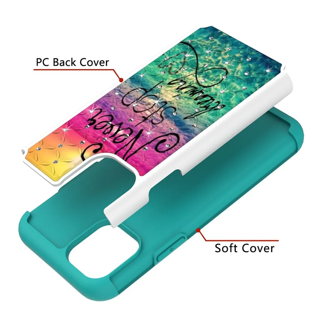 Dream Crystal Style Phone Case For iPhone 11Pro Max Dirt-resistant Slim Fashion Soft Cases Shockproof Dust-proof Phone Case