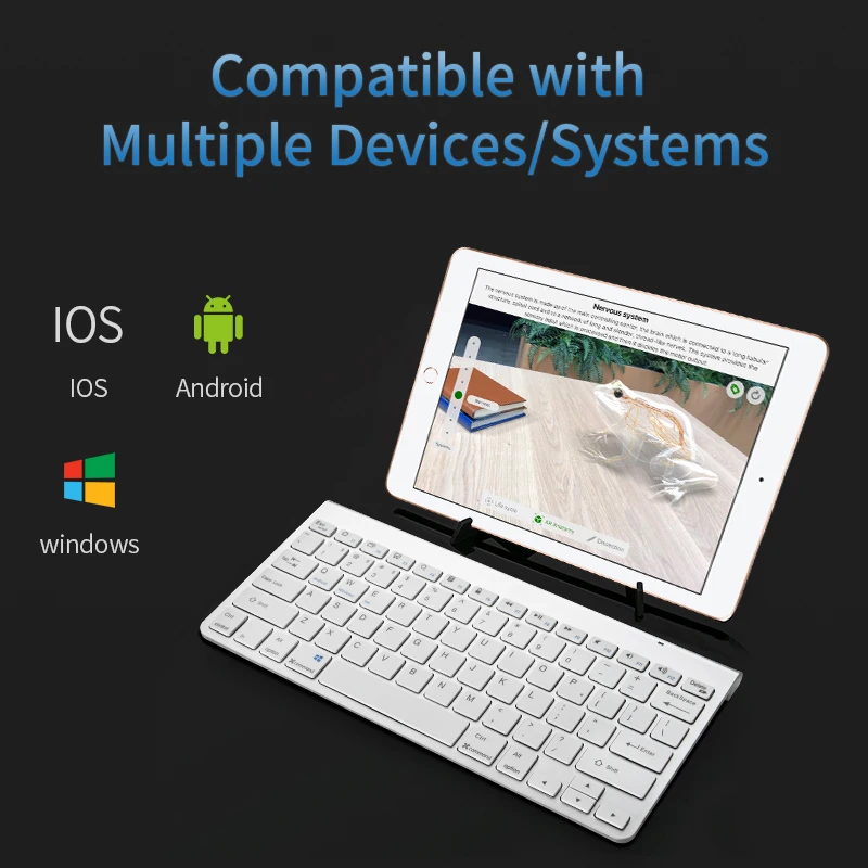 Профессиональная ультратонкая беспроводная клавиатура SANLEPUS Teclado с Bluetooth 3 0 для