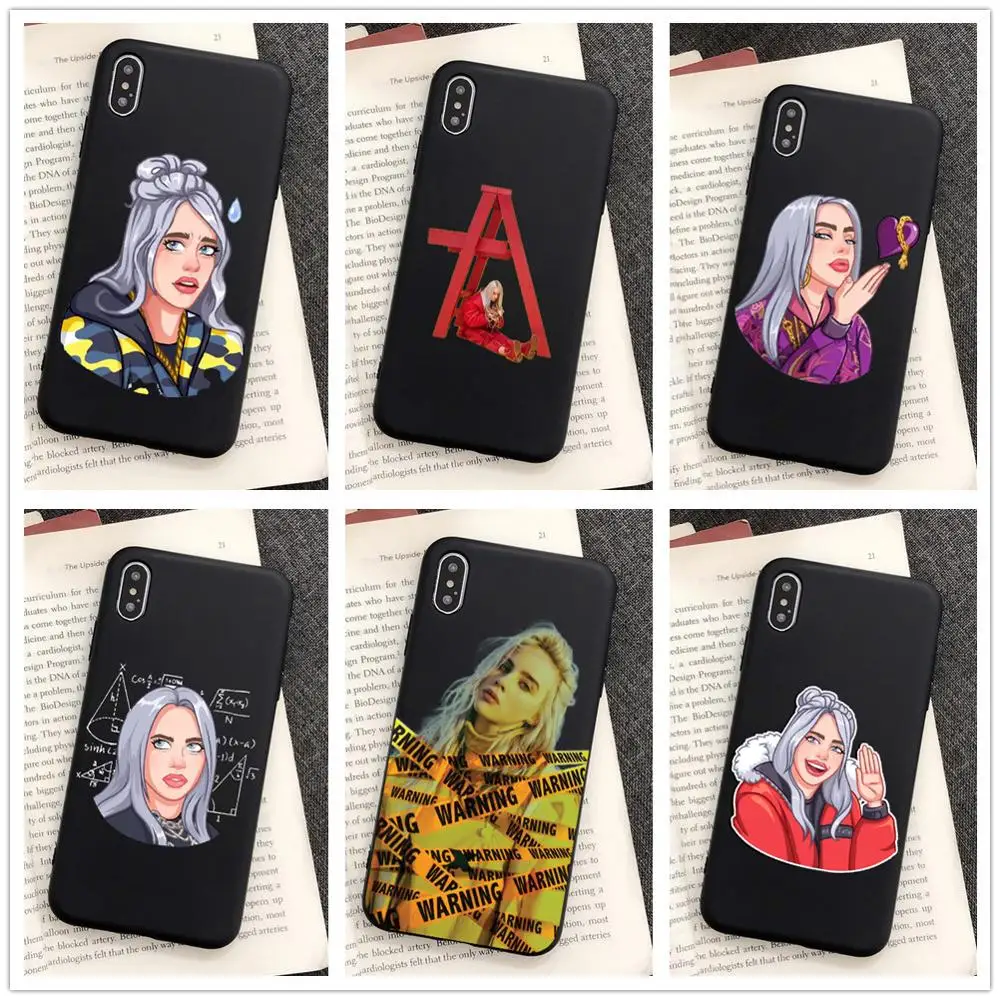 

Billie Eilish Khalid Encantador Macio TPU soft case for Samsung S7Edge S8 S9 PLUS S10PLUS S10Lite 2019 A10 A30 A50 A70 2018 A750