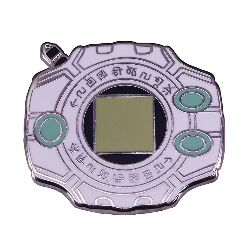 Digimon Digivice твердым эмалиевым покрытием Pin ностальгия 90s игры аниме Косплэй