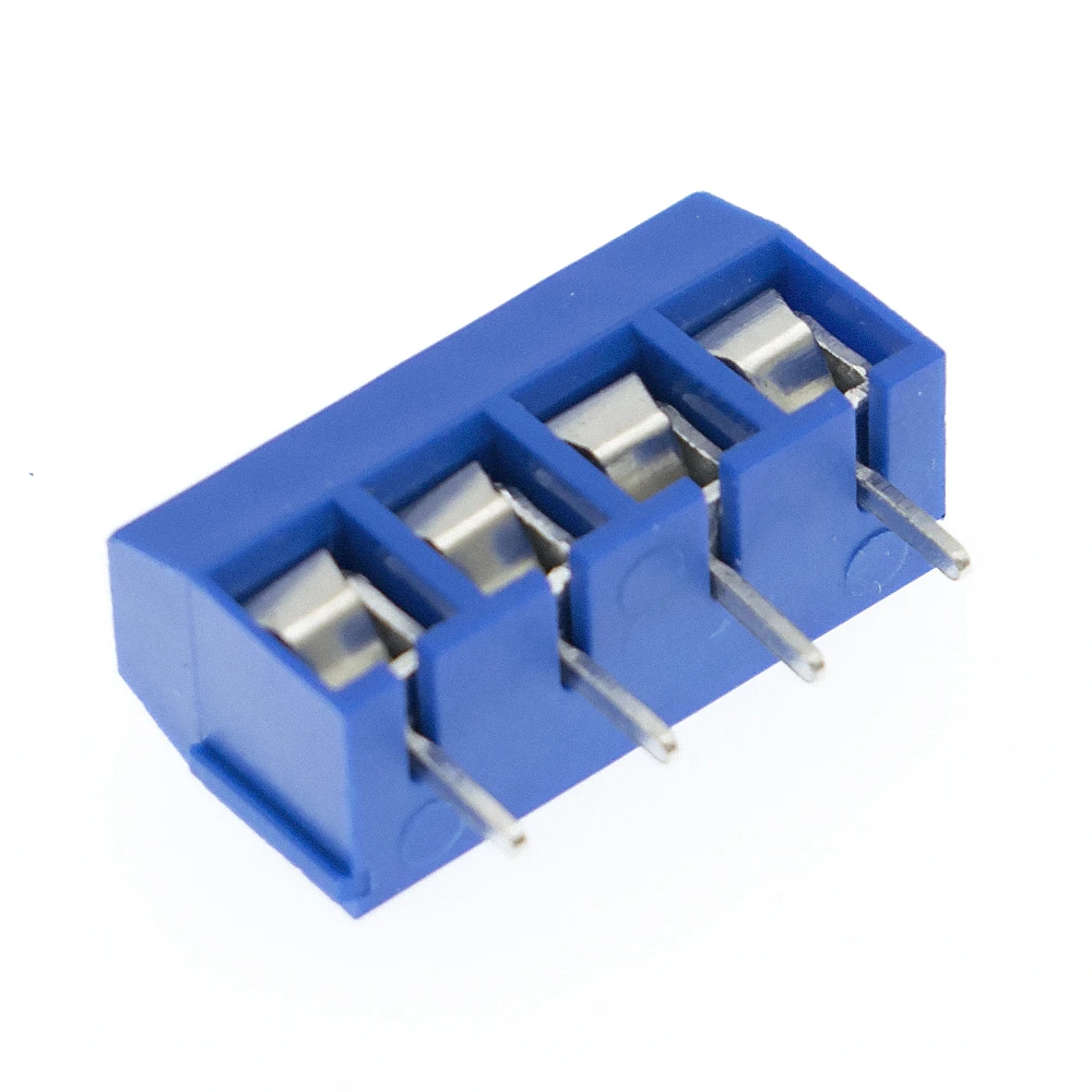 10 шт. KF301 2 P/3 P/4 P Синий KF301-5.0 KF301 винт 5,0 мм прямой контактный PCB клеммный блок соединитель Тип сращивания