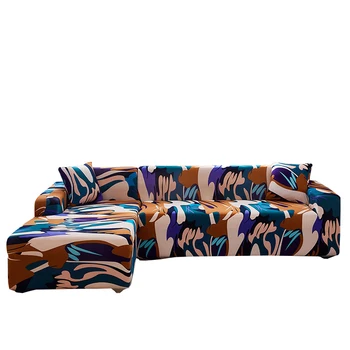 

sofa cover elastic couch cover sectional chair cover It needs order 2pieces sofa cover if your sofa is corner L-shape sofa