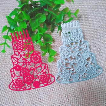 

Birthday Cake Candle Die Cut Dies Stencils Template for Scrapbooking Embossing Paper Album Birthday Gift Cards Decor Dies New