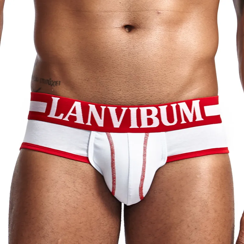 Lanvibum трусы-плавки мужское Мужское нижнее белье из мягкого хлопка модные