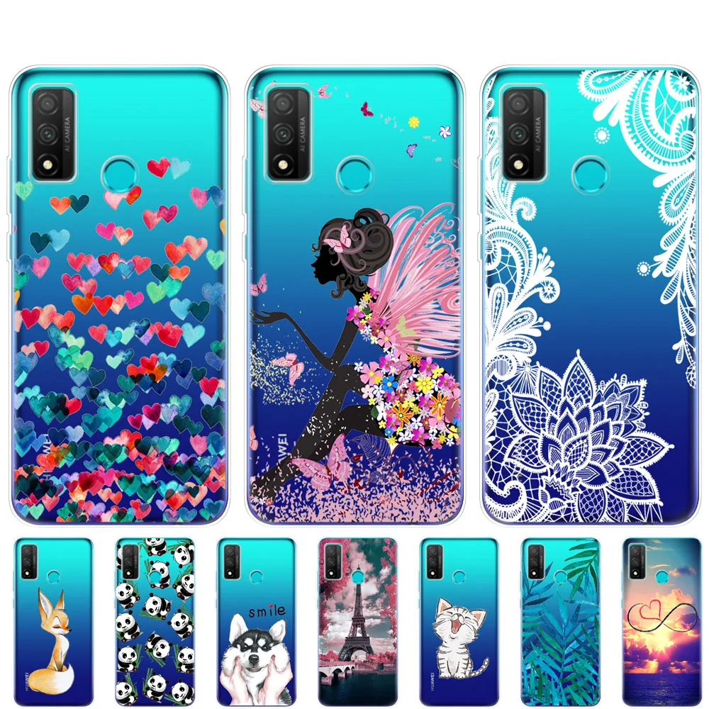 Чехол для Huawei P smart 2020 мягкий силиконовый чехол из ТПУ на заднюю панель телефона