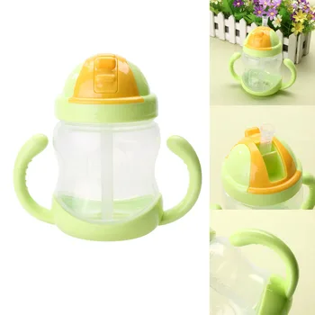 

Double Handle Baby Trainer Cup Baby Straw Type Cup Baby Straw Cup 280ml