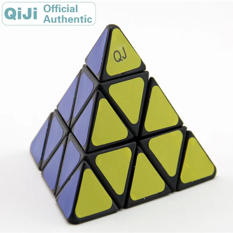 

QiJi Pyraminxeds Magic Cube QJ Pyramid 3x3x3 Cubo Magico Professional Neo Speed Cube Puzzle Antistress Toys For Children