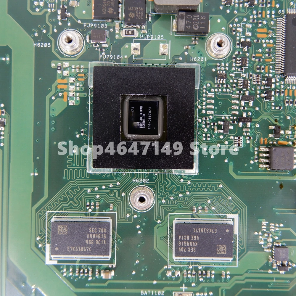  X751YI Motherboard E1-7010 CPU 4GB RAM For ASUS X751 X751Y X751YI Laptop Mainboard X751YI Mainboard