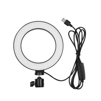 

10" Outer Photography LED Selfie Ring Light lamp 3200-5500K Dimmable Desk Lamps For Makeup Video Live Studio Light