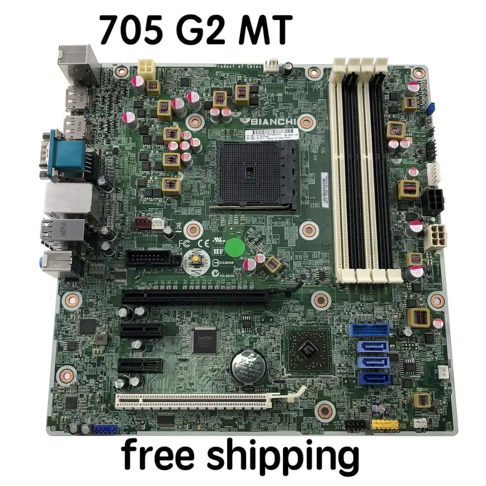 

798571-001 For HP 705G2 705 G2 Motherboard 798571-601 798073-001 BIANCHI Mainboard 100%tested fully work