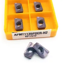 APMT1135 PDER H2 VP15TF Carbide Insert Milling Cutter APMT 1135 End Milling Cutter CNC Milling Cutter Metal Lathe PDER Cutter
