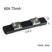 1 шт. внешний шунт FL-2B 60A/75mV измеритель тока шунт резистор для цифрового амперметра Ампер Вольтметр ваттметр