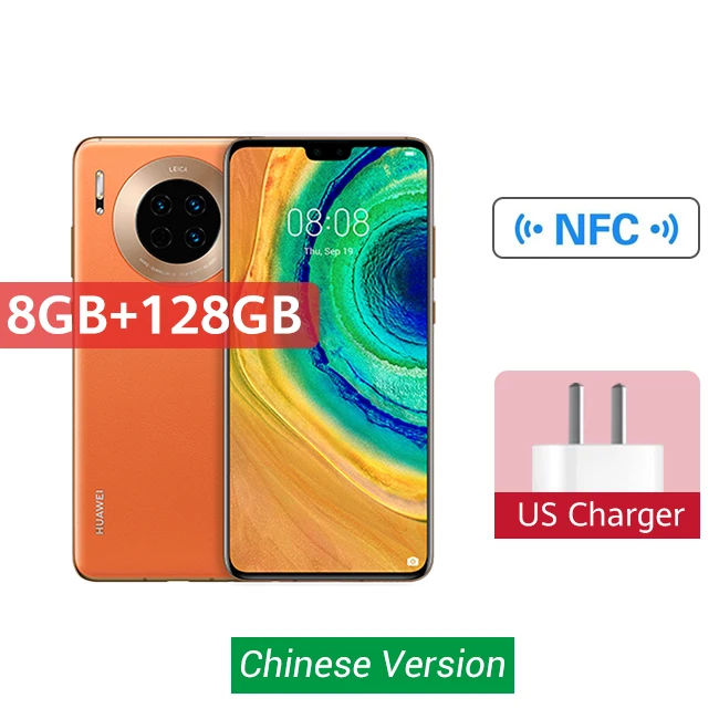 Смартфон huawei mate 30 5G, Версия 8 ГБ, 128 ГБ, 256 ГБ, Kirin 990, тройная камера 40 МП, фронтальная камера 24 МП, 6,62 дюйма Скидка 600 руб. /. При заказе от 5500 руб. /Промокод: newyear600 / Ко - Цвет: 8GB 128GB Orange 5G