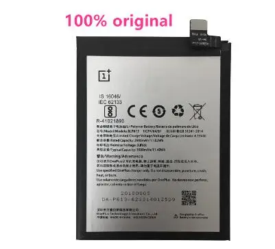 100% оригинал 3000 мАч Батарея для oneplus 3 One Plus BLP613 высокое качество | Мобильные