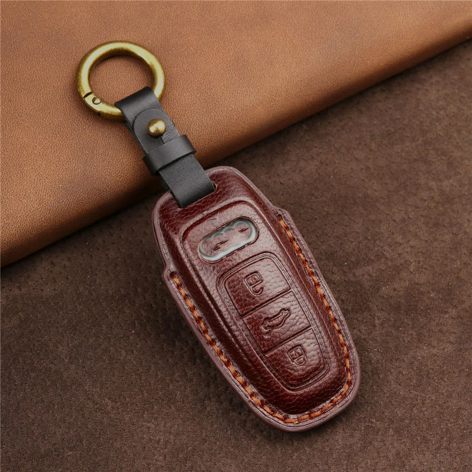 Custodia/cover per Chiave/telecomando per Audi a1 a3 8v a4 b9 a5 a6 c8 q3 q5 q7 tt accessori portachiavi Car-Styling supporto automatico Shell - H40fc4fea1e284dc4813a4f5a91f35485h