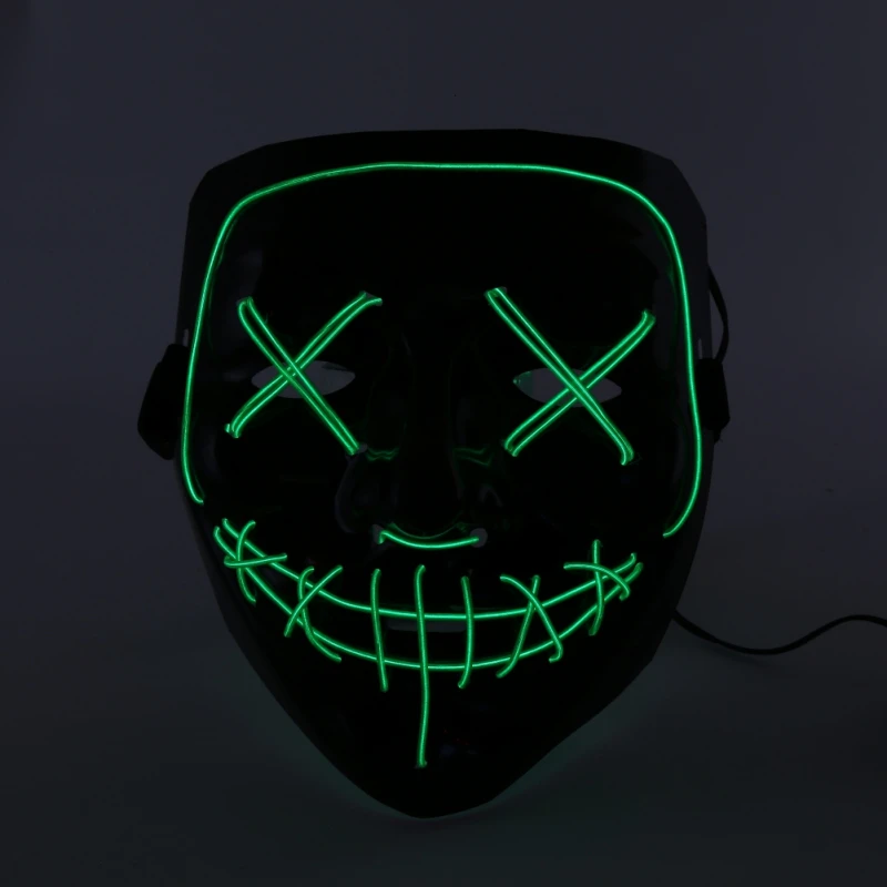halloween mask led light up party masks the purge election year