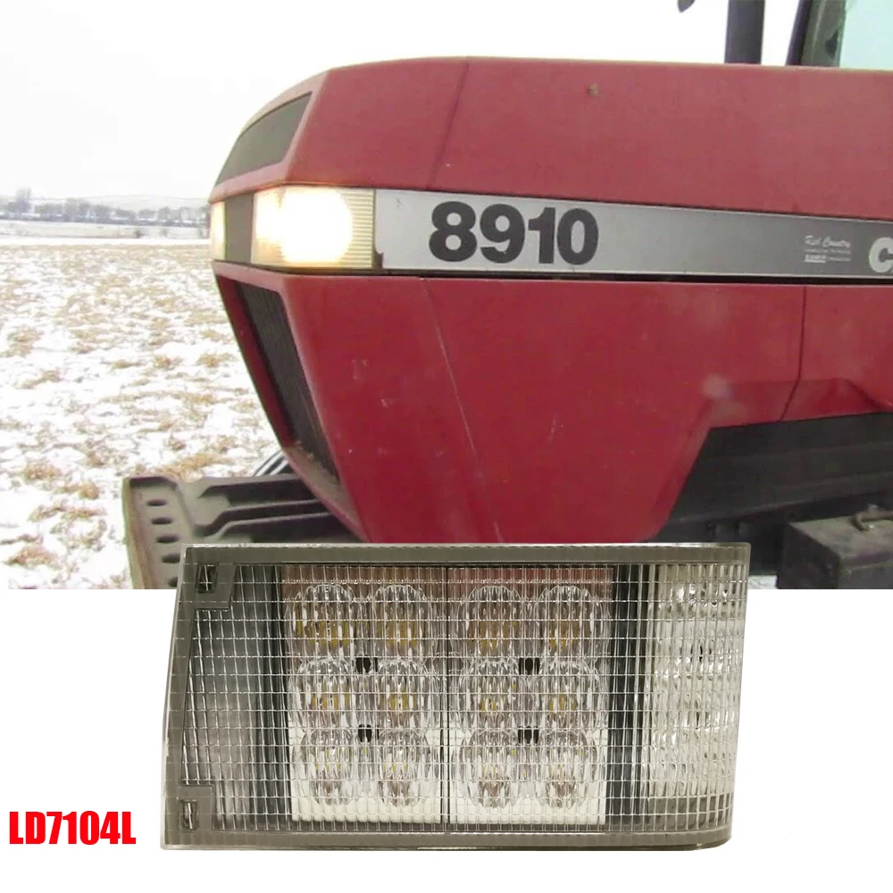 Pair 91972C2 Replaces Case IH Left Hand / Right Hand Front Grille Hood Light 8910,8920,8930,8940,8950,7210,7220,7230,7240,7250