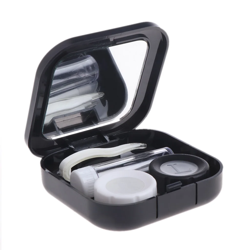 

2018 New Contact Lens Case Eyes Care Kit Holder Container Gift Travel Portable Accessaries Drop Shipping Support
