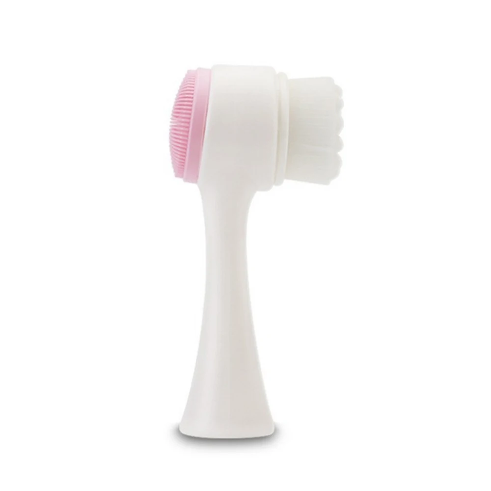 face brush Очищающая щетка для лица скрубберы для лица водостойкая электрическая Очищающая щетка для лица и массажер для всех типов кожи, перезаряжаемая USB - Цвет: face brush