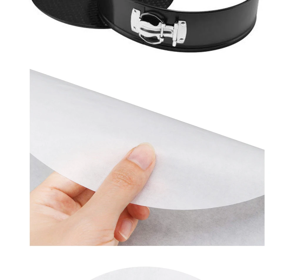 Non-Stick Round Cheesecake Pan With Parchment Paper Liners 4/7/9 Inch Springform Cake Pan With Removable Bottom              086
