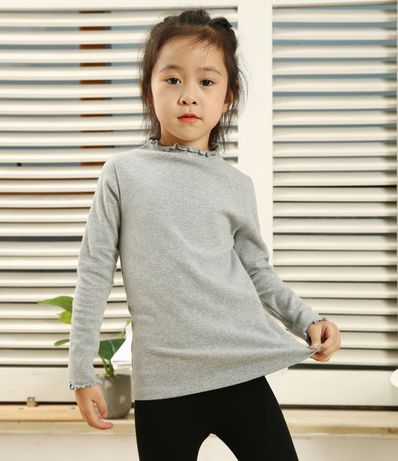Лидер продаж, весенне-осенняя хлопковая одежда для детей от 3 до 12 лет Детские футболки с длинными рукавами для девочек, детские футболки