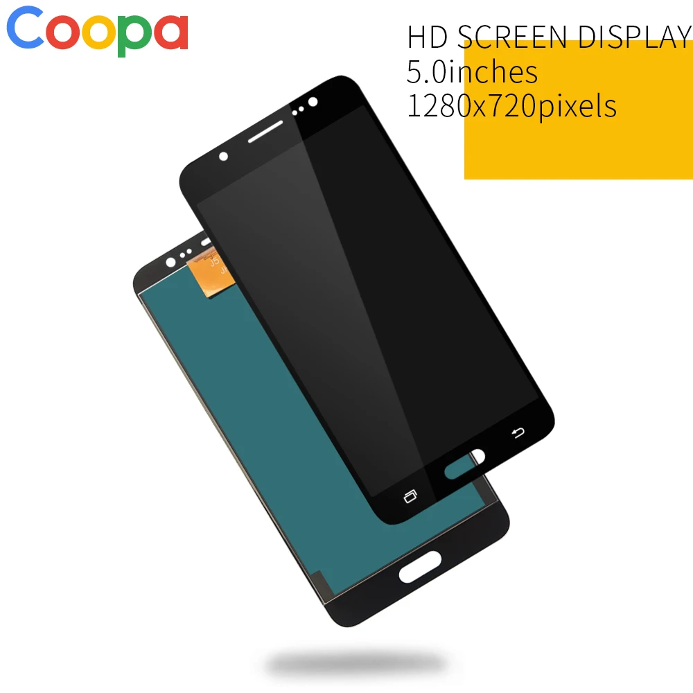 Skup Jasność regulowany LCD do samsunga Galaxy J5 2016 SM J510F J510FN J510M J510 wyświetlacz LCD + montaż digitizera ekranu dotykowego