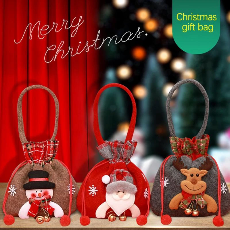 Apple Christmas 2022 Christmas Decorations Candy Bag Christmas Storage Bag Gift Case Xmas Plush  Biscuit Apple Case Home Xmas New Year 2022 Decor Tool|Stockings & Gift  Holders| - Aliexpress