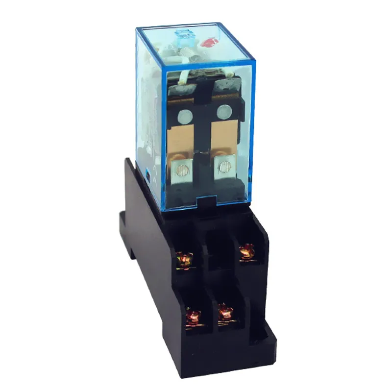 relay LY2NJ (3 pcs/Lot) LY2 HH62P JQX-13F ac 12v 24v 36v 48v 110v 220v 2P2T 10A and w/ base socket high quality free shipping |