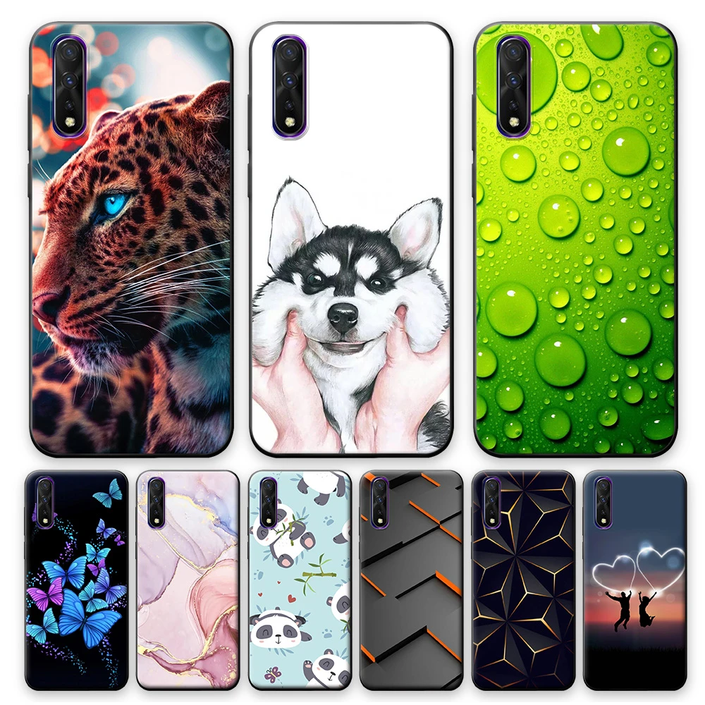 mobile phone case with belt loop For vivo 1907 Case 6.38" Cartoon Back Cover For vivo 1907 Silicone Soft TPU Fashion Phone Case For vivo 1907 Cute Animal Fundas bellroy case