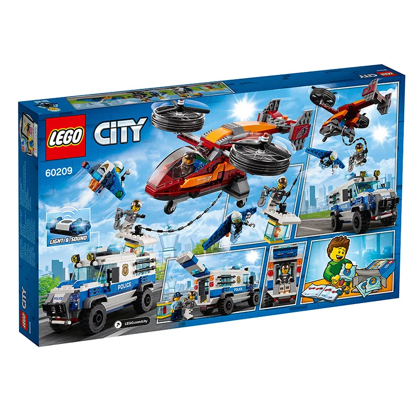 LEGO March New Products City Series Air SWAT Diamond Robbery 60209 Lego Toy Building Blocks