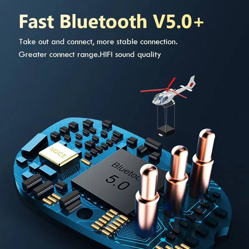TWS Bluetooth Earphones 5 0 Wireless Headphones Charge Box Sports Waterproof Headset Ear Buds with Microphone for IPhone Android
