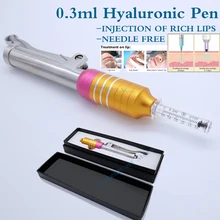 0,3 мл распылитель гиалуроновая ручка неинвазивный ингалятор для губ пистолет для губ для лица Гиалуроновый кожный наполнитель омолаживающие татуировки