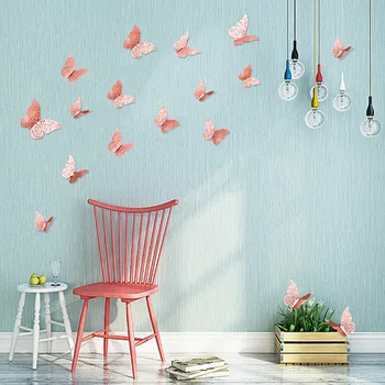 

12Pcs/lot 3D Hollow Golden Silver Butterfly Wall Stickers Art Home Decorations Wall Decals for Party Wedding Display Butterflies