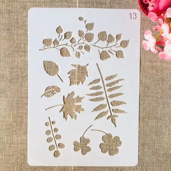 

1Pcs A4 29cm Maple Clover Leaves DIY Layering Stencils Painting Scrapbook Coloring Embossing Album Decorative Template