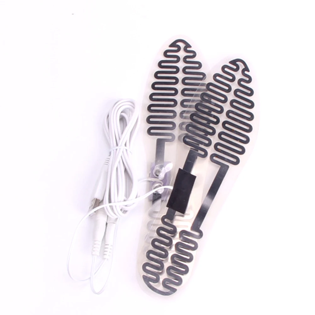 

1 Pair Heated Pads Electric Foot Warmer Insoles USB Winter Boots Ski Shoes Outdoor Sports