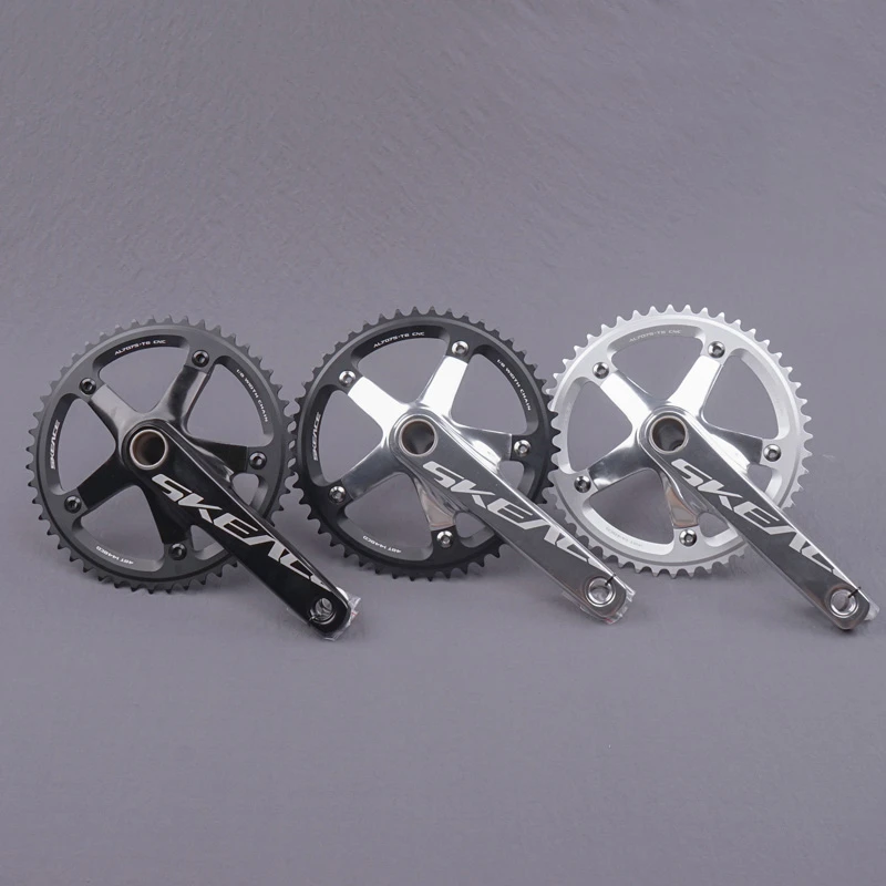 Fixed Gear SKEACE Alumniun Alloy Crankset Crank 48T 880g Length165mm