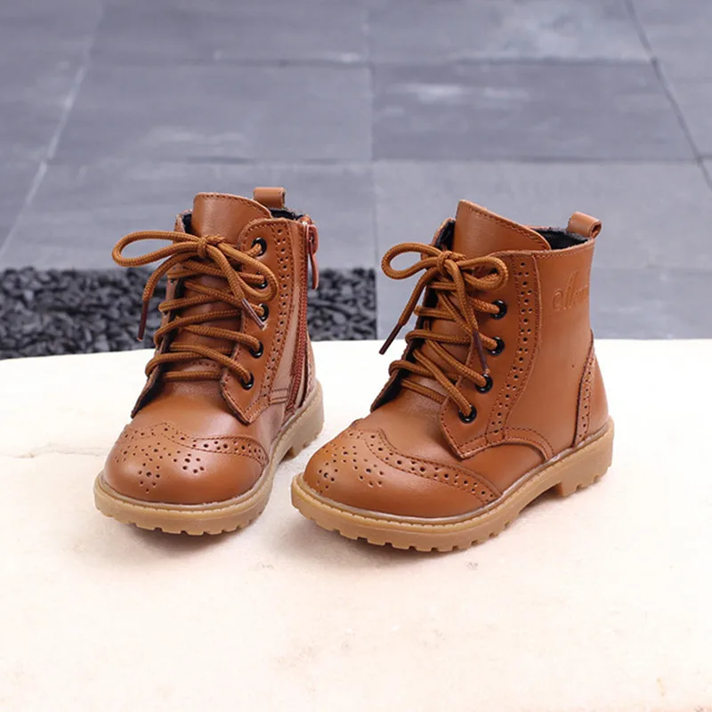 baby girl leather boots